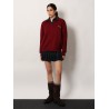 Cashmere polo sweater