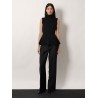 Ribbed wool and cashmere top