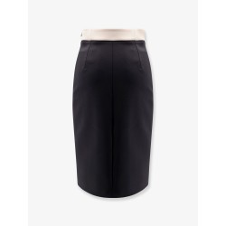 Crepe pencil skirt