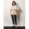 Cotton gabardine Sigfrid cape