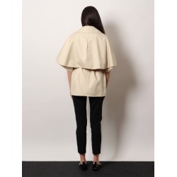 Cotton gabardine Sigfrid cape