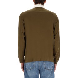 POLO SHIRT WITH COLLEGE STYLE LOGO