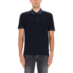 POLO SHIRT WITH MACHINED DETAILS