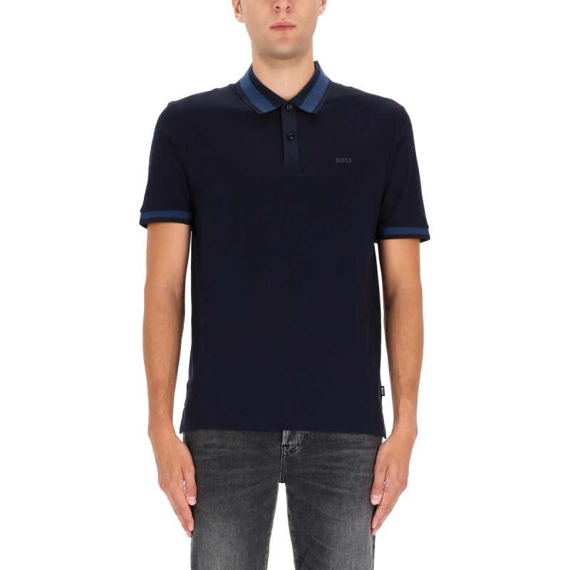 POLO SHIRT WITH MACHINED DETAILS