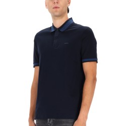 POLO SHIRT WITH MACHINED DETAILS
