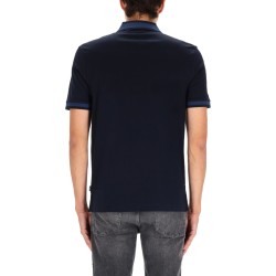 POLO SHIRT WITH MACHINED DETAILS