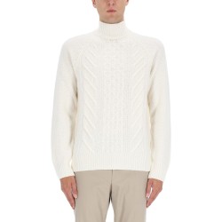 "L-HECTOR" CABLE-KNIT SWEATER