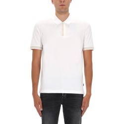 POLO SHIRT WITH MACHINED DETAILS