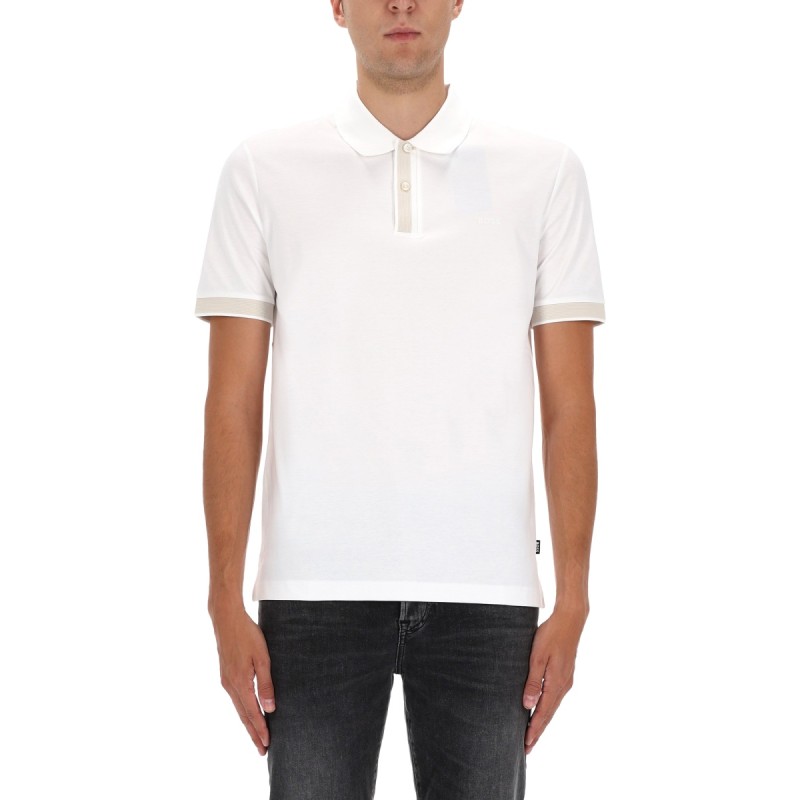 POLO SHIRT WITH MACHINED DETAILS