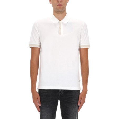 POLO SHIRT WITH MACHINED DETAILS