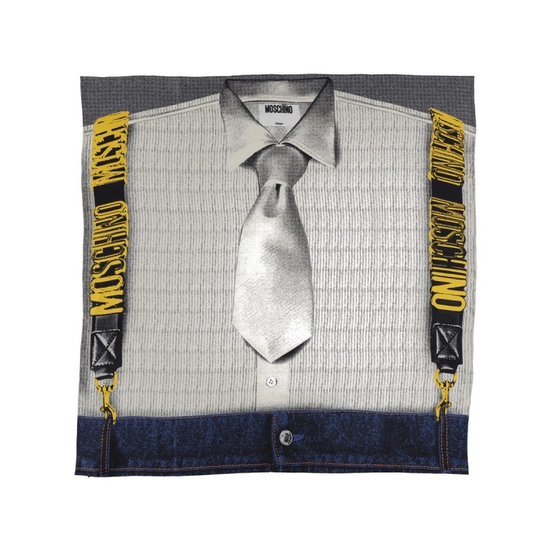 SILK SCARF WITH PRINT