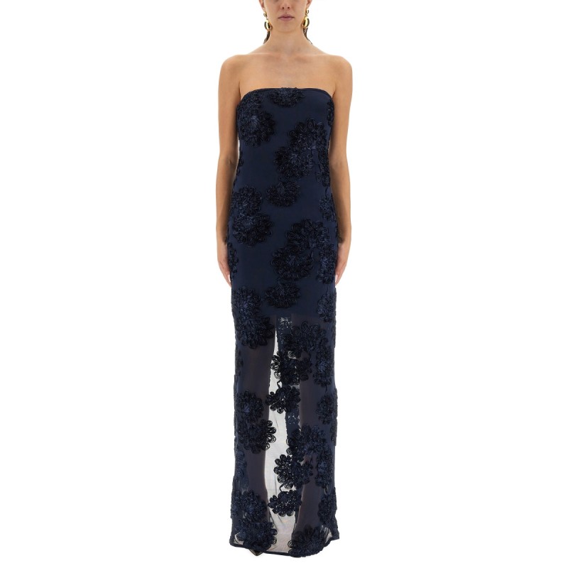 3D MESH LONG DRESS
