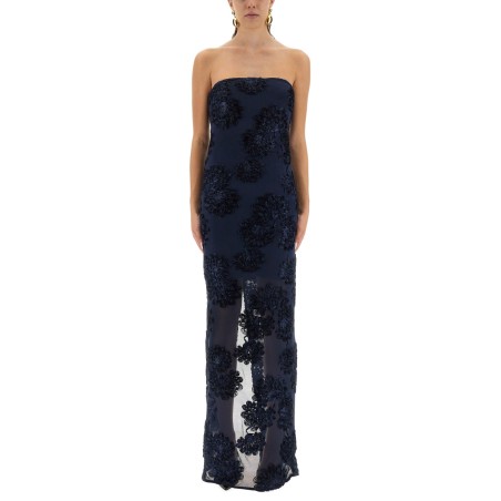 3D MESH LONG DRESS