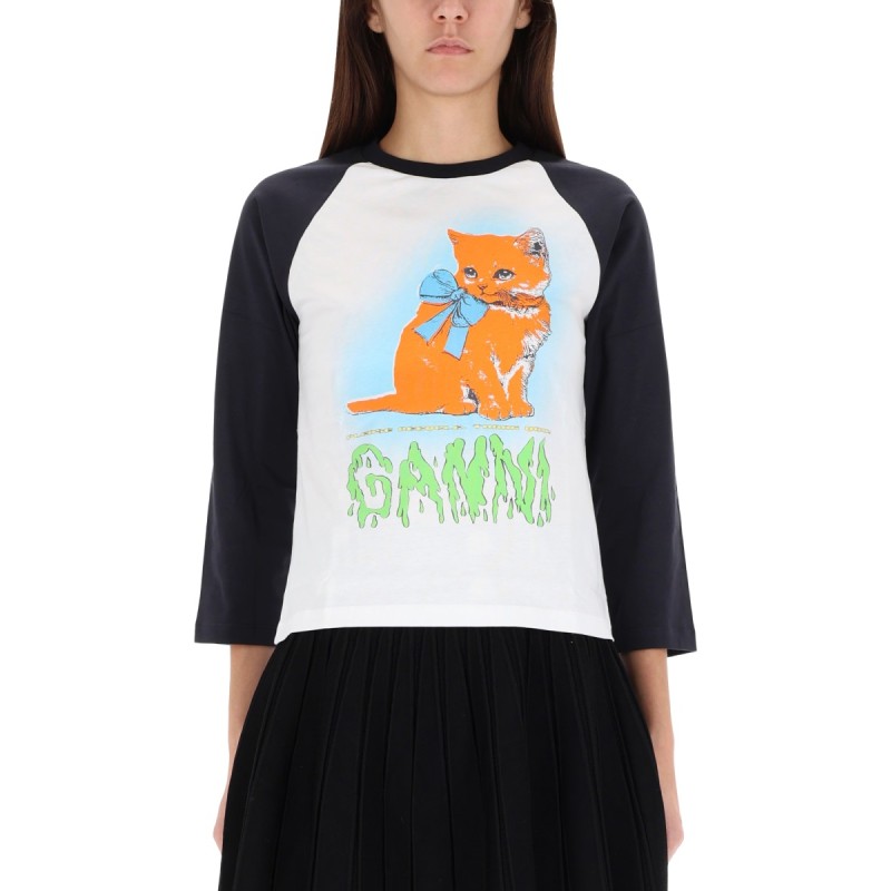 CROPPED "KITTY" T-SHIRT