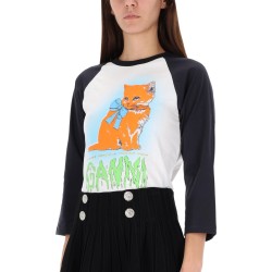 CROPPED "KITTY" T-SHIRT