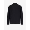Fleece knit ribbed sweater