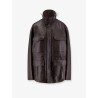 Long leather jacket