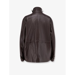 Long leather jacket