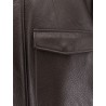 Long leather jacket