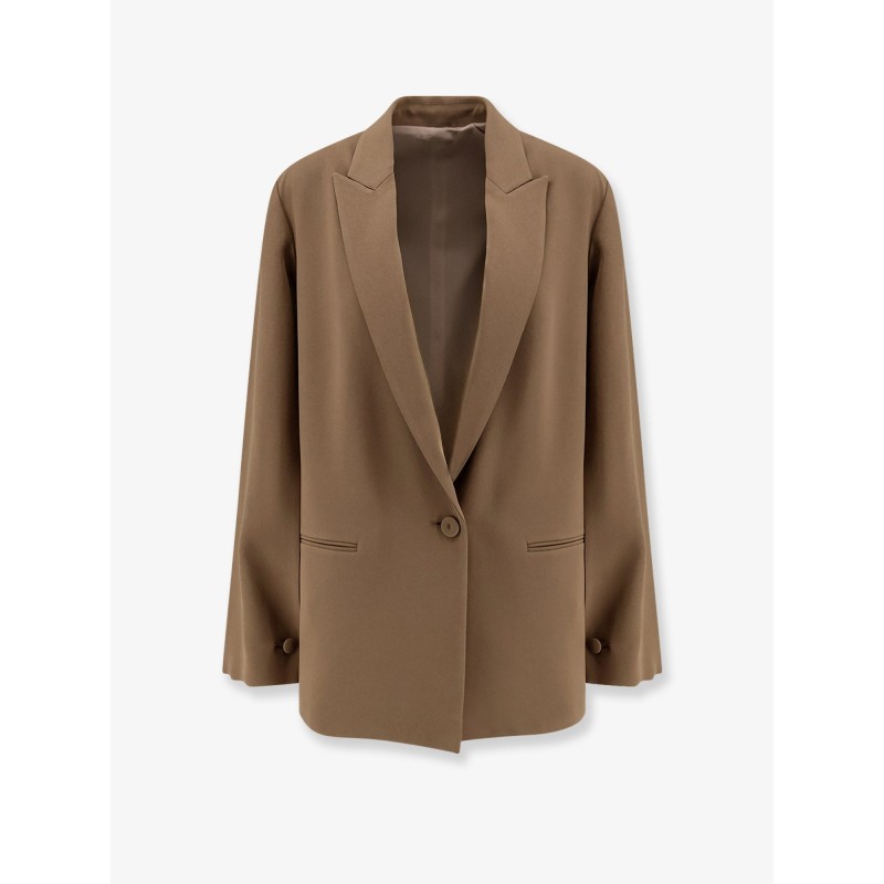 Cady blazer with cut out sleeves