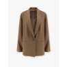 Cady blazer with cut out sleeves