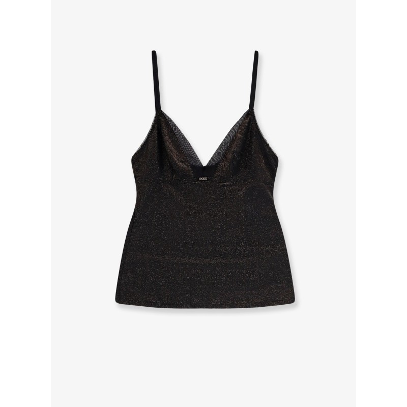 Lurex tank top and slip set