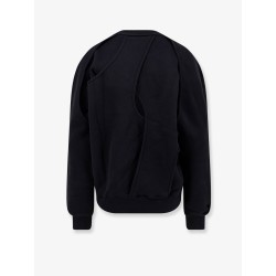 Linear organic cotton sweatshirt