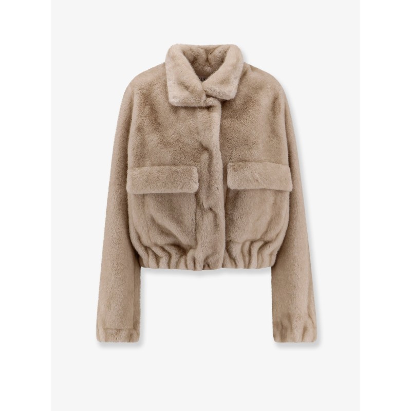 Faux fur jacket