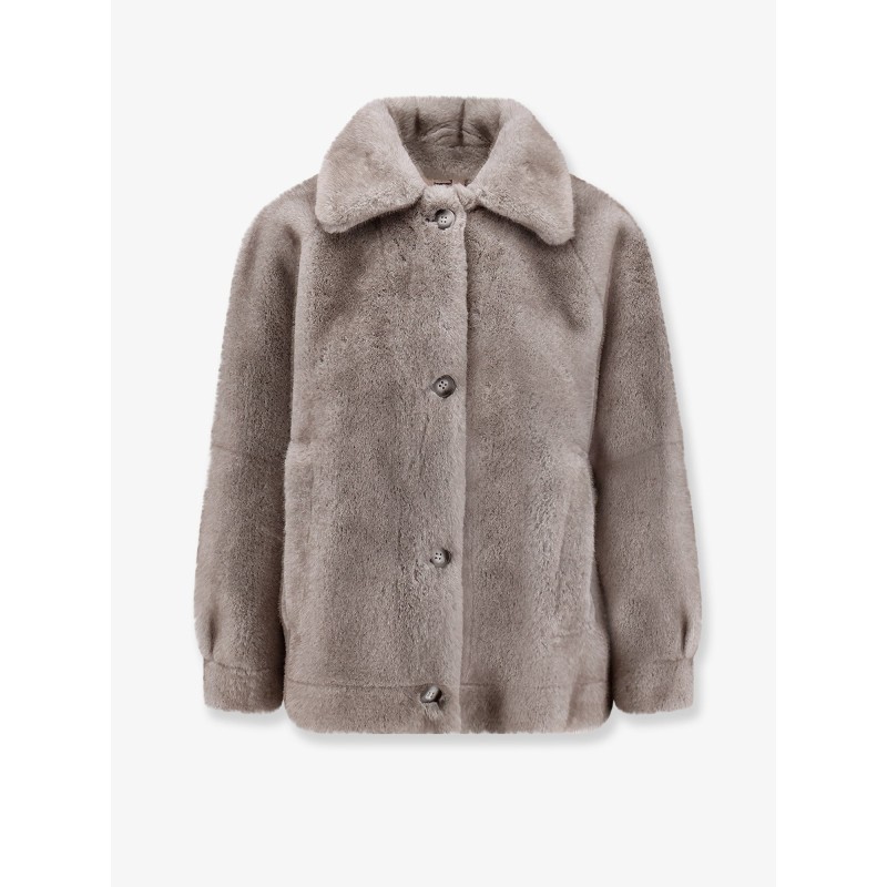 Faux fur jacket