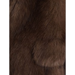 Faux fur coat
