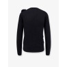 Wool cardigan with ruffled detail
