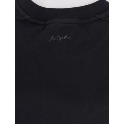 Cotton T-shirt with cut out details