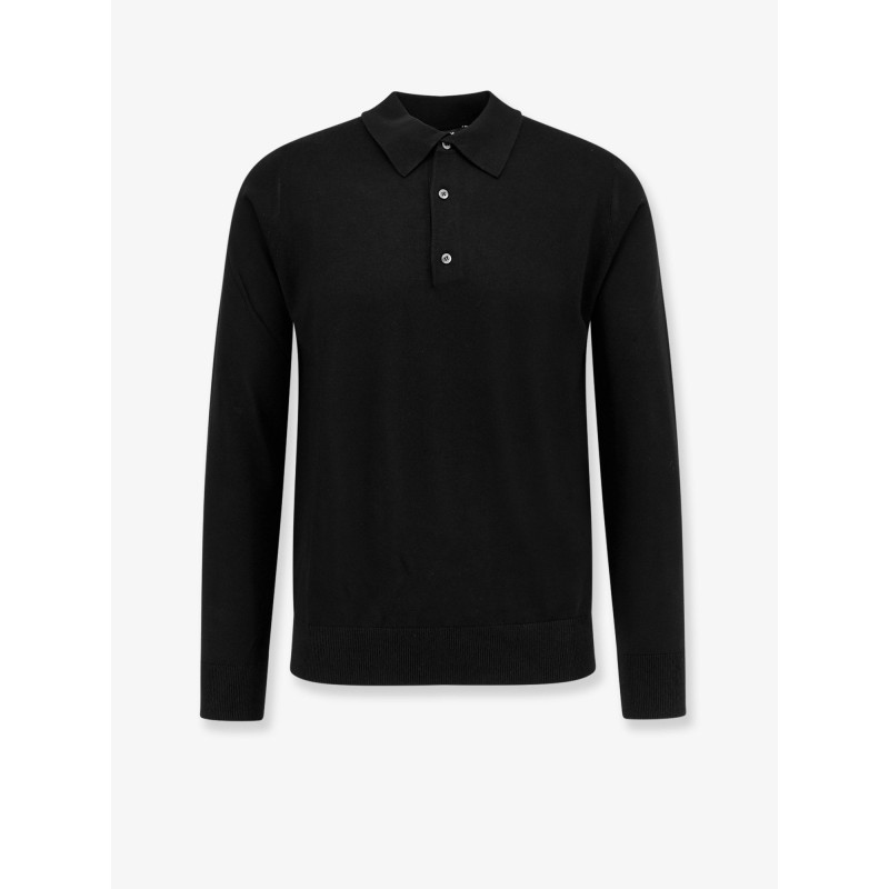 Silk and cashmere polo shirt
