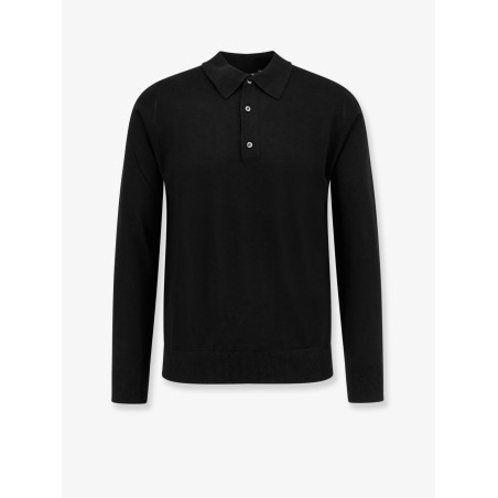 Silk and cashmere polo shirt