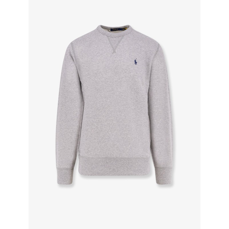 Cotton blend sweatshirt with logo