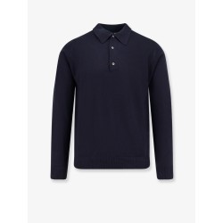 Silk and cashmere polo shirt