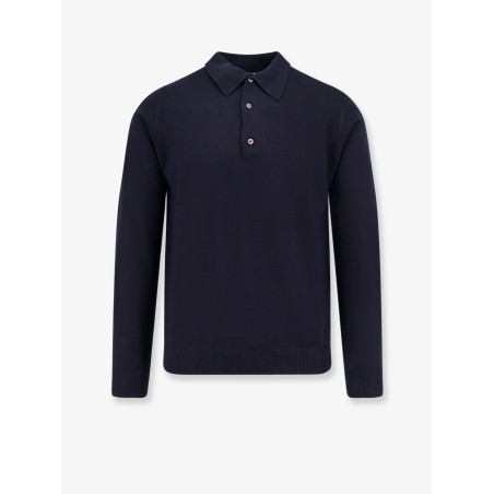 Silk and cashmere polo shirt