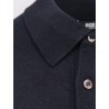 Silk and cashmere polo shirt