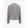 Mélange wool and alpaca blazer