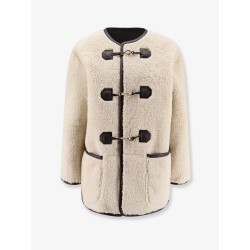 Eco-shearling coat