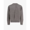 Wool blend sweater with overlapping panels