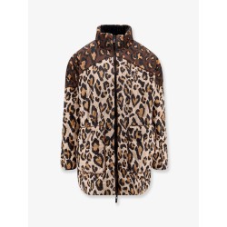 Marvelous Garden nylon and velvet down jacket