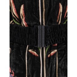Marvelous Garden nylon and velvet down jacket