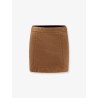 Faux leather mini skirt