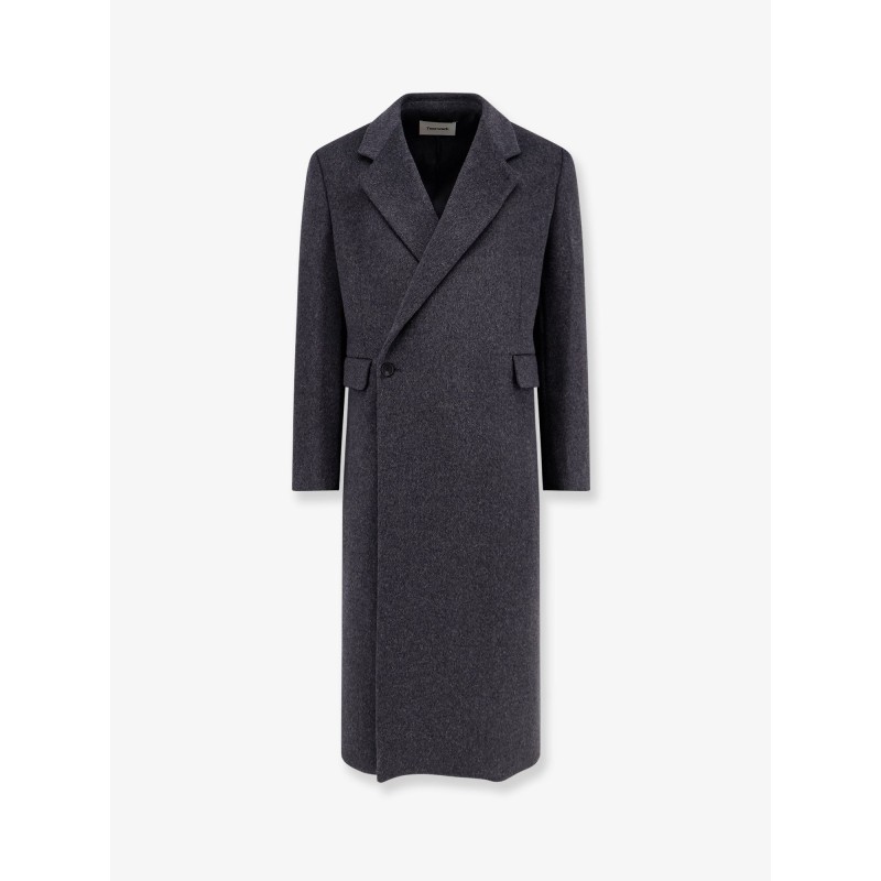 Tailored wool and cashmere coat