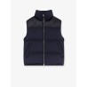 Cotton blend sleeveless jacket