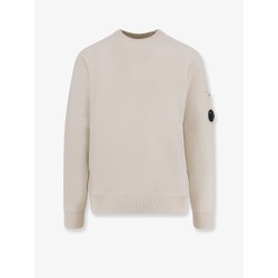 Felted wool and cotton sweater