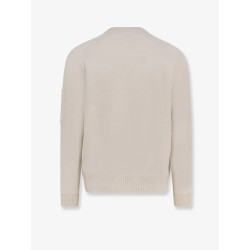 Felted wool and cotton sweater