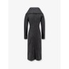 Wool blend midi dress