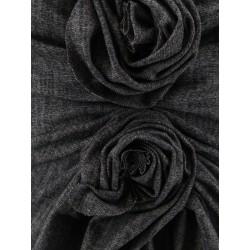 Wool blend midi dress